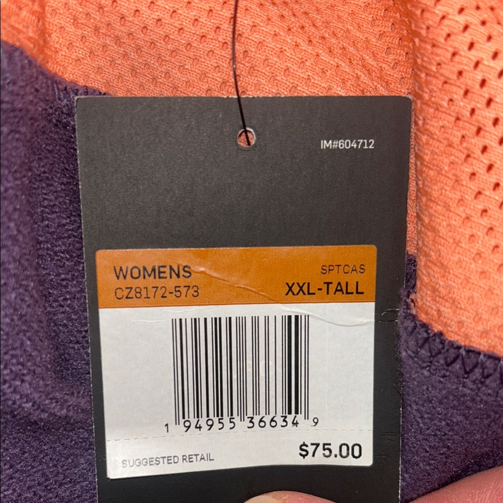 Nike Women's Purple and Orange Joggers - Picture 4 of 4